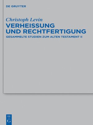 cover image of Verheißung und Rechtfertigung